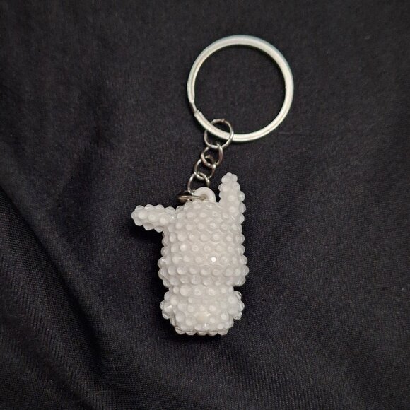 Pochacco,  Pacha Dog Bedazzled Keychain/Charm, / Hello Kitty Bling, Unique Gift - Picture 4 of 4